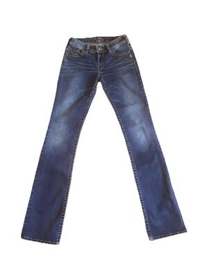 Silver Jeans Dark Blue Boot Cut Jeans